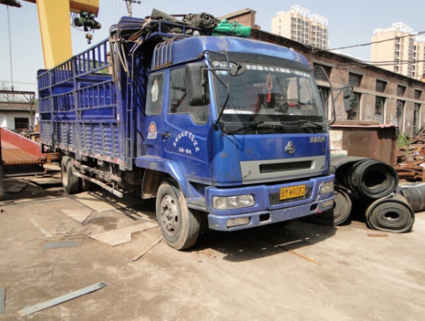 2014年5月12日，太原市北方机械厂往运城绛县发货现场