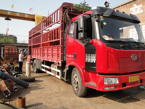 2014年5月3日，太原市北方机械厂往晋中昔阳发货现场